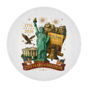 250 Jahre amerikanische Freiheit Schneidebrett