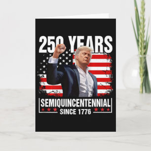 250 Jahre amerikanische Trompete 250. Unabhängigke Karte