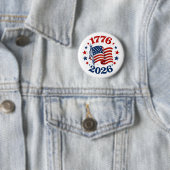 250 Jahre Amerikanische Unabhängigkeit Patriotisch Button (Beispiel)
