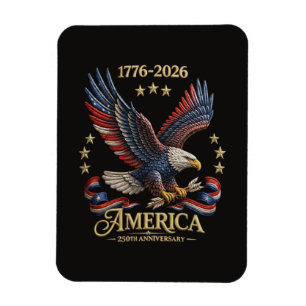 250 Jahre Amerikanischer 250. Jahrestag Adler Magnet