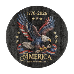 250 Jahre Amerikanischer 250. Jahrestag Adler Schneidebrett