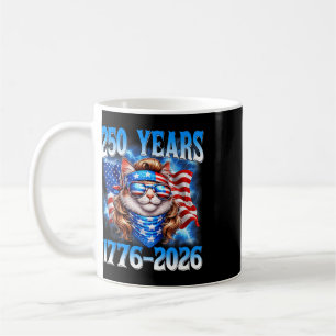 250 Jahre Amerikanischer 250. Jahrestag USA Kat 4. Kaffeetasse