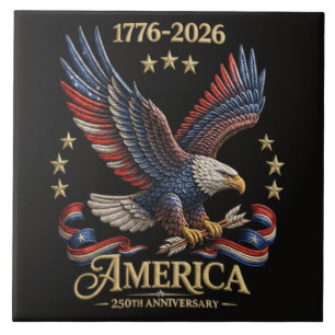 250 Jahre Amerikanischer 250. Jubiläumsadler Fliese
