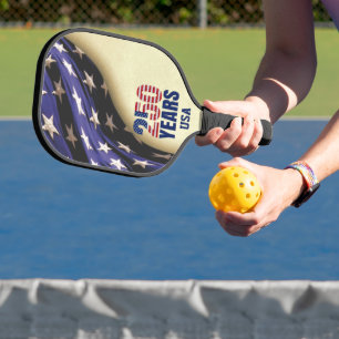 250 Jahre Amerikanischer Unabhängigkeit Geburtstag Pickleball Schläger