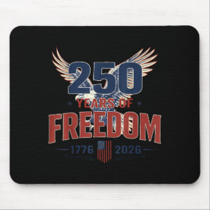 250 Jahre Amerikanisches 250-jähriges Jubiläumsdes Mousepad