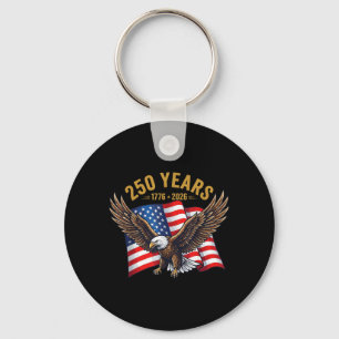 250 Jahre Amerikanisches Jubiläum 1776-2026 Adler Schlüsselanhänger