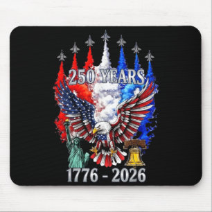 250 Jahre Amerikanisches Jubiläum 1776-2026 USA-Fl Mousepad