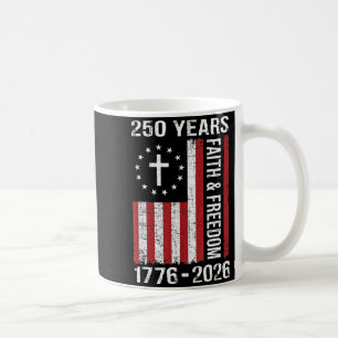250 Jahre dom 4. Juli 250. Jubiläum Kaffeetasse
