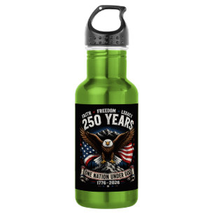 250 Jahre Eine Nation Unter Gott Adler Edelstahlflasche