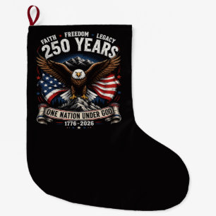 250 Jahre Eine Nation Unter Gott Adler Großer Weihnachtsstrumpf