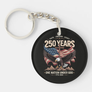 250 Jahre Eine Nation Unter Gott Schlüsselanhänger