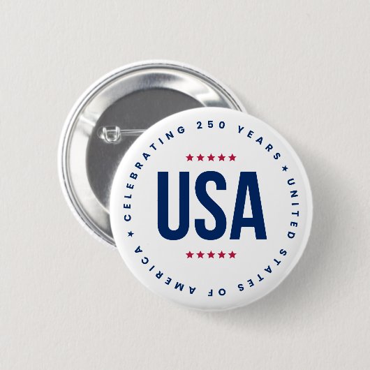 250 Jahre feiern Button (Vorne & Hinten)