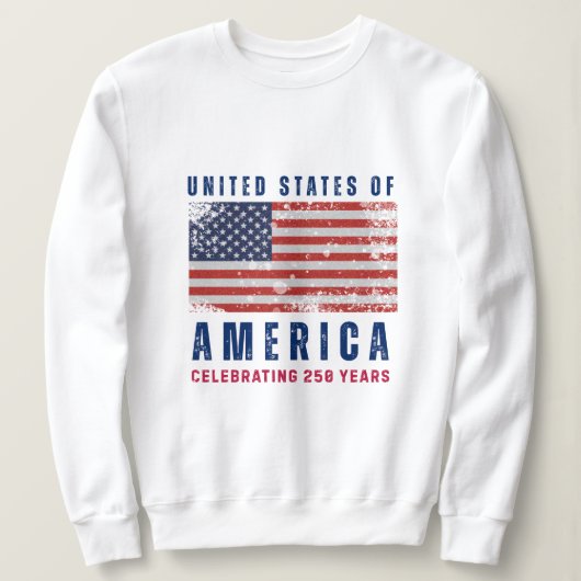 250 Jahre feiern Sweatshirt (Design vorne)