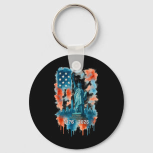 250 Jahre Flagge Statue Of Liberty 1776-2026 250.  Schlüsselanhänger