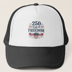 250 Jahre Freiheit 1776 2026 250. 4. Juli Truckerkappe