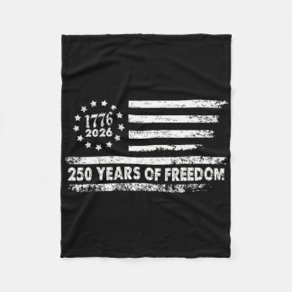 250 Jahre Freiheit 1776 2026  Fleecedecke