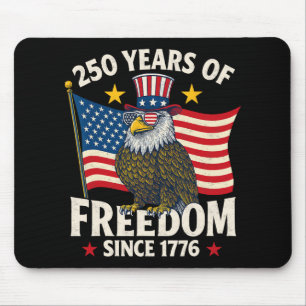 250 Jahre Freiheit 1776 2026 Ld Eagle 250. Geburts Mousepad