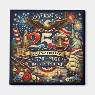 250 Jahre Freiheit (1776–2026) Magnet