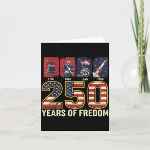 250 Jahre Freiheit 1776 2026 USA Freiheitsgeschich Karte