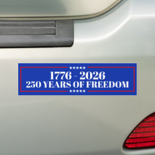250 Jahre Freiheit-Aufkleber   USA 1776–2026 Autoaufkleber