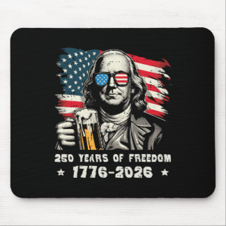 250 Jahre Freiheit Ben Franklin 250. Jubiläum U Mousepad