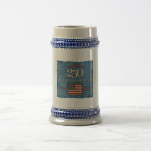 250 Jahre Freiheit - Bierkrug Bierglas
