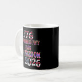 250 Jahre FREIHEIT Kaffeetasse (Vorderseite Links)