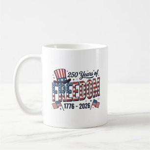 250 Jahre Freiheit Patriotic Jubiläums-Shirt_1 Kaffeetasse
