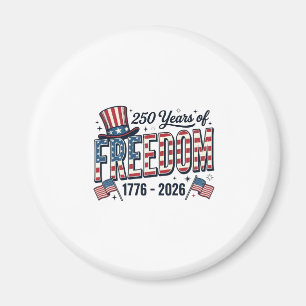 250 Jahre Freiheit Patriotic Jubiläums-Shirt_1 Magnet