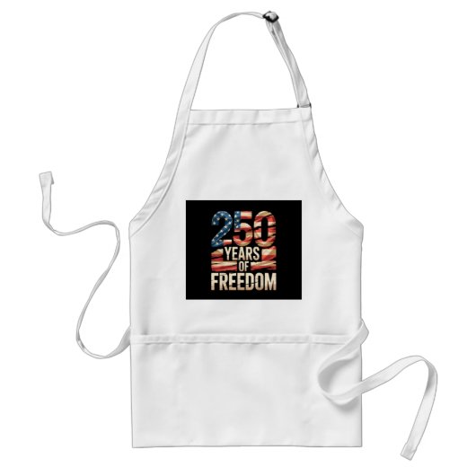 250 Jahre Freiheit Schürze (Vorne)
