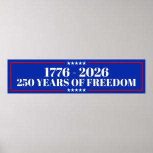 250 Jahre Freiheit   USA 1776–2026 Poster
