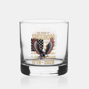 250 Jahre Freiheits-Patriotischer Adler-Jubiläum Whiskyglas