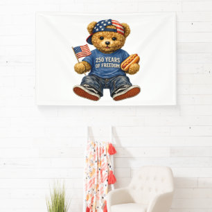 250 Jahre Freiheits-Teddybär  Banner