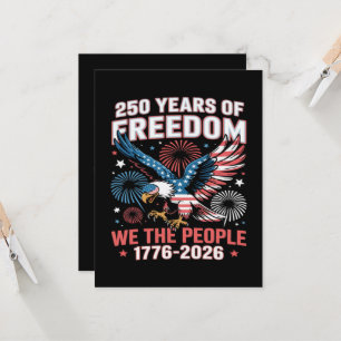 250 Jahre Freiheitsadler 250. Jahrestag USA Einladung