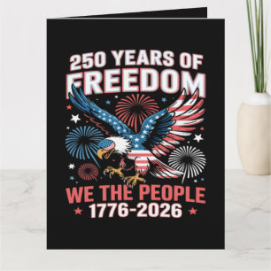 250 Jahre Freiheitsadler 250. Jahrestag USA Karte