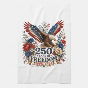 250 Jahre Freiheitsadler 250. Jubiläum USA Geschirrtuch
