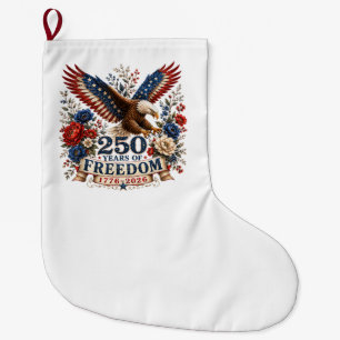 250 Jahre Freiheitsadler 250. Jubiläum USA Großer Weihnachtsstrumpf