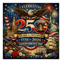 250 Jahre Freiheitsplakat (1776–2026)
