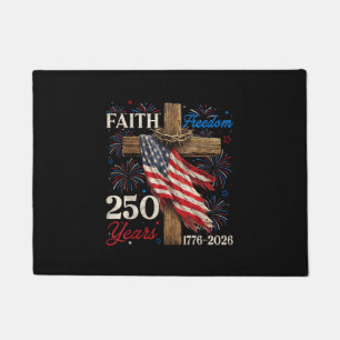 250 Jahre Glaube und Freiheit 4. Juli Shirts Chr Fußmatte