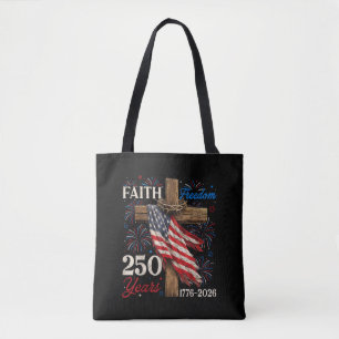 250 Jahre Glaube und Freiheit 4. Juli Shirts Chr Tasche