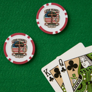 250 Jahre Glaube und Freiheit Pokerchips