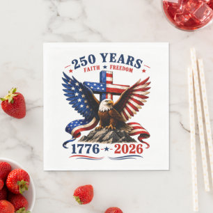 250 Jahre Glaube und Freiheit Serviette
