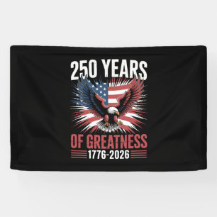 250 Jahre Größe 1776 2026 250. Jubiläum Banner