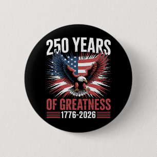 250 Jahre Größe 1776 2026 250. Jubiläum Button