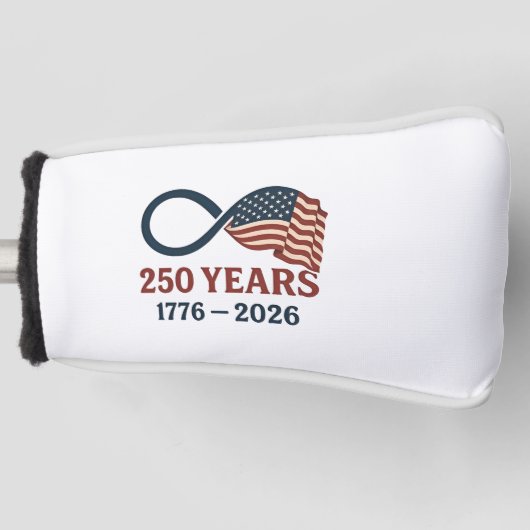 250 Jahre Jahrestag 1776-2026 USA Patriotic Golf Headcover (Vorderseite)