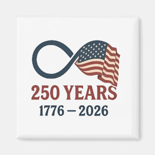 250 Jahre Jahrestag 1776-2026 USA Patriotic Magnet