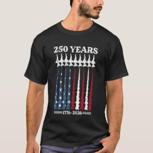 250 Jahre Jet Rauch US-Flagge 250. Jubiläum Männer T-Shirt