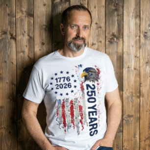 250 Jahre Jubiläum Grungy Amerikanische Flagge Adl Tri-Blend Shirt