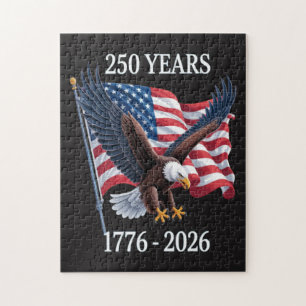 250 Jahre Jubiläum USA Amerikanische Flagge 1776-2 Puzzle