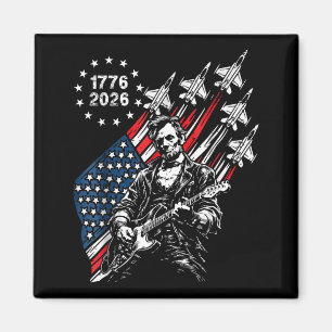 250 Jahre Kampfjets Flagge Abe Lincoln spielt Magnet